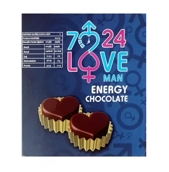 7/24 Love Erkek Perfomans Artırıcı Çikolatası